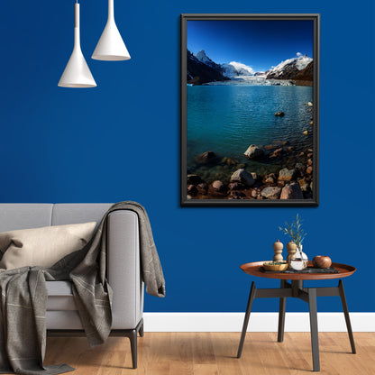 Glacier Lake Wall Art Set - Alpine Peaks & Turquoise Water