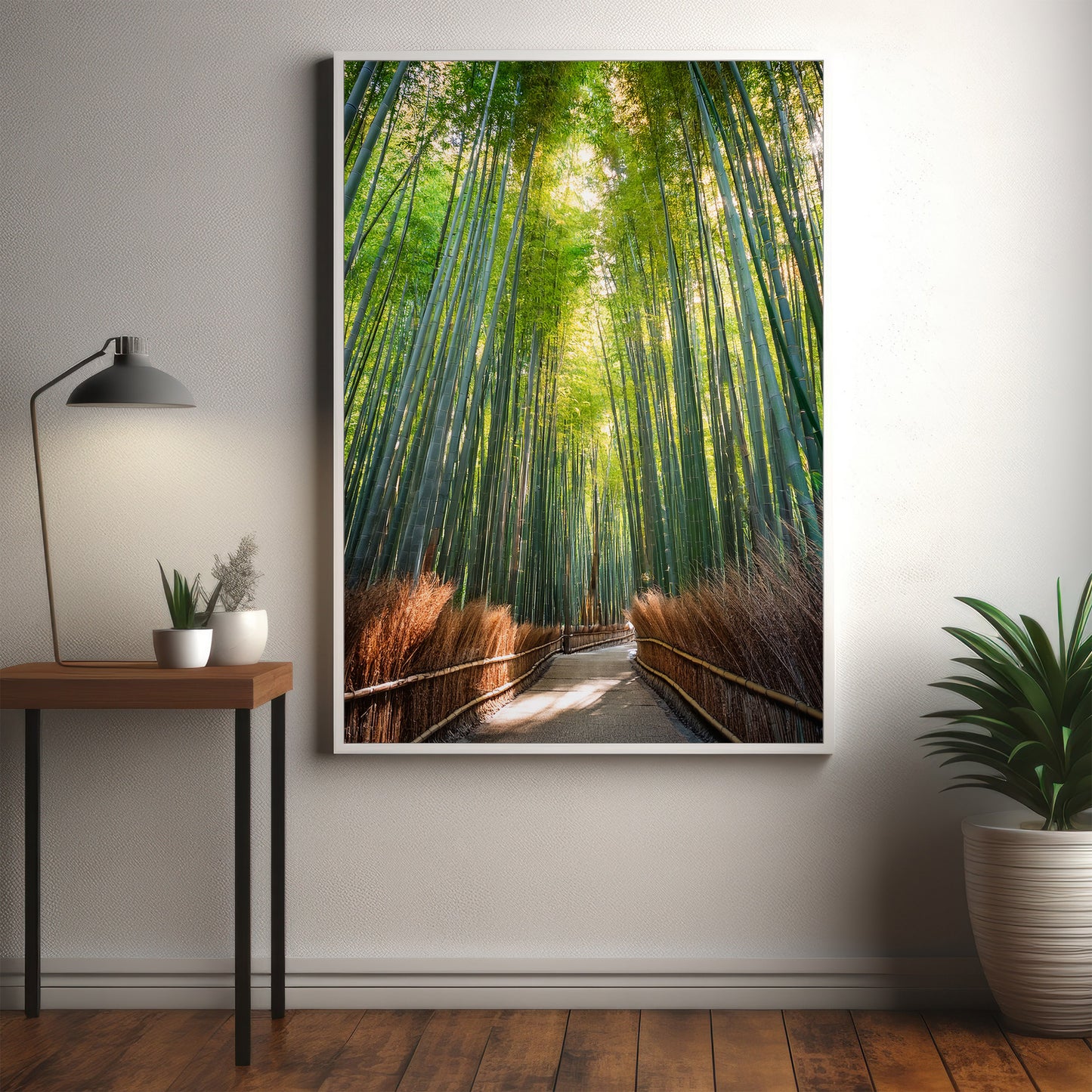 Kyoto Bambuswald Wandkunst Set - Tranquil Japan Digitaldrucke