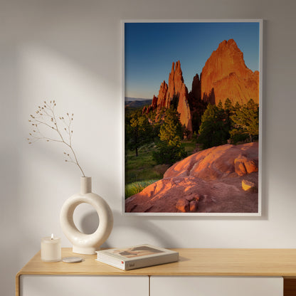 Garden of the Gods Wall Art Set - Colorado Red Rocks