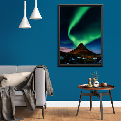 Iceland Aurora Wall Art Set - Northern Lights over Kirkjufell