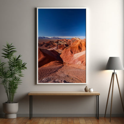 Zestaw dekoracji ściennych „Atakama Painted Hills” – Czerwone Niebo Badlands