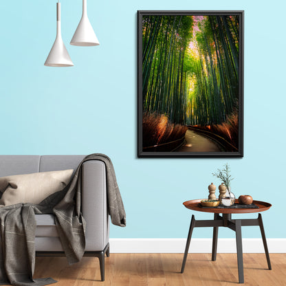 Kyoto Bambuswald Wandkunst Set - Tranquil Japan Digitaldrucke