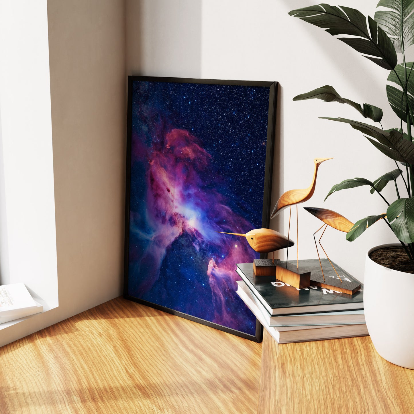 Cosmic Nebula Wall Art Set - Vibrant Deep Space Prints